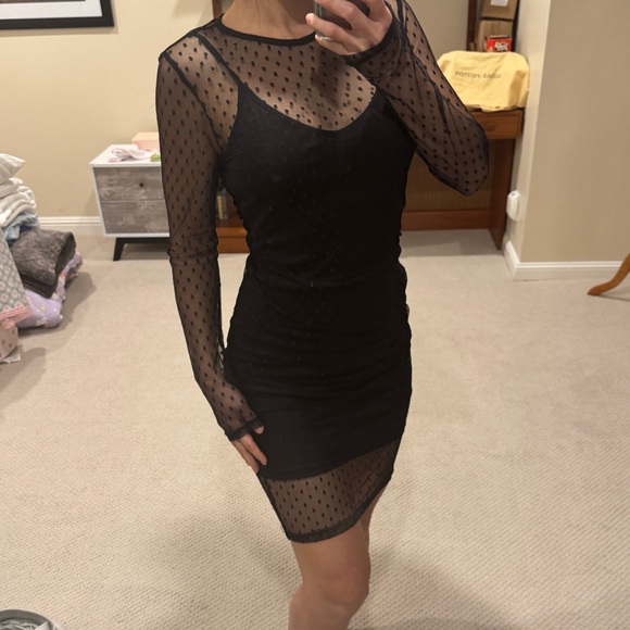 Iris Lace Overlay Dress S/M - Picture 5 of 5